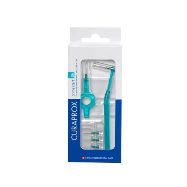 CPS 06 Prime Start Turquoise 5 interdental brushes + 2 handles