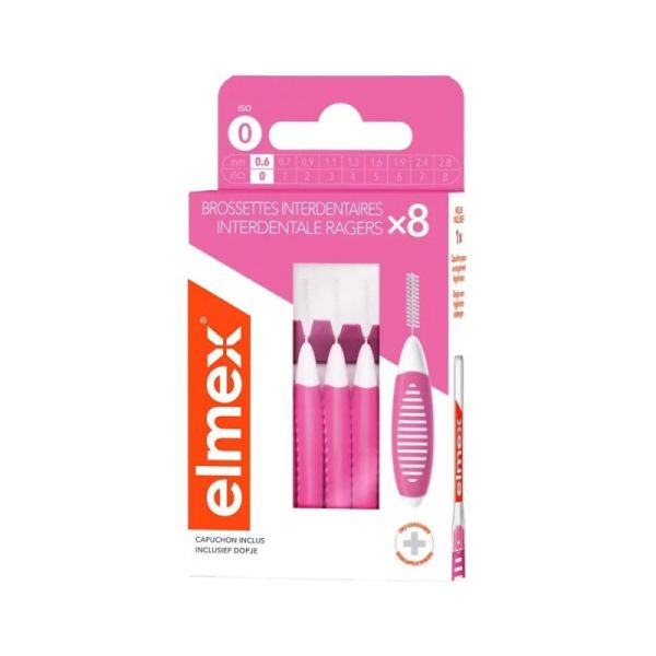 Elmex Brossettes Interdentaires 0,6Mm 8