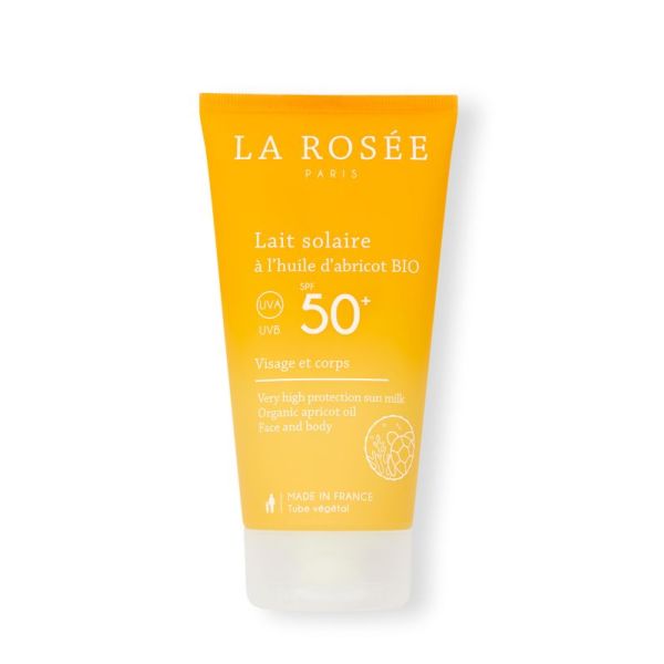 La Rosee Lait Sol Hle Abr Bio Spf50150ml