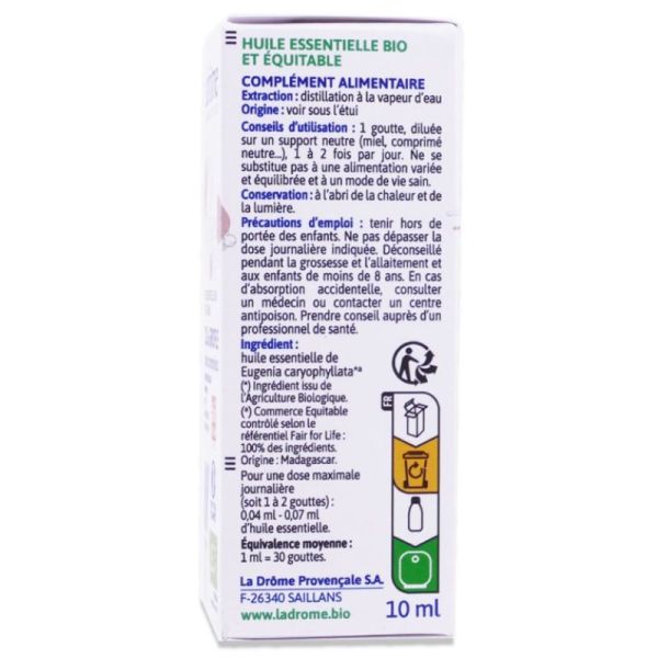 Ladrome He Clou Girofle 10Ml