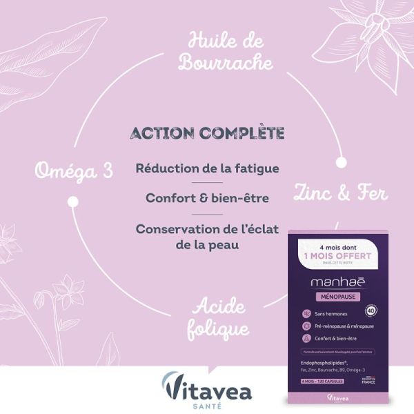 Manhaé - Menopause - 4 months including 1 FREE