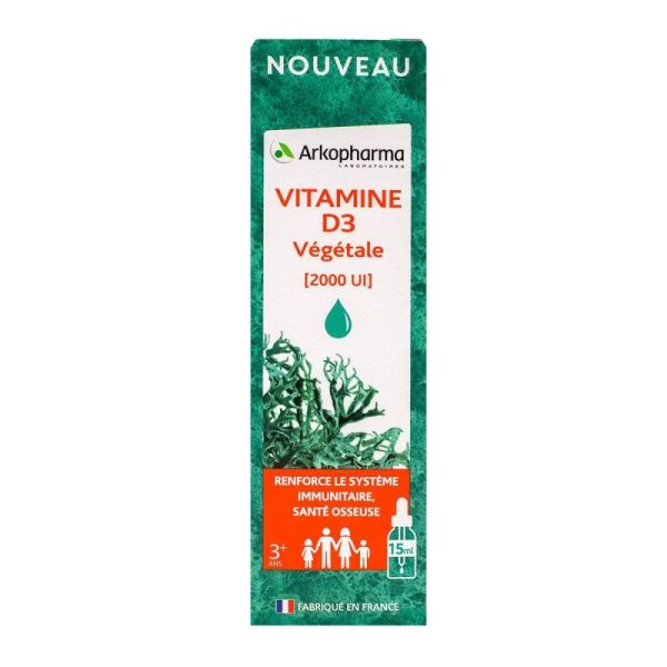 Arkofluid Vit D3 Vegetal 15ml