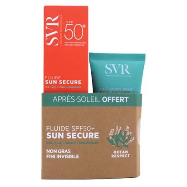 Sun Secure Fluide SPF50+ - 50ml + Soothing After-Sun Milk - 50ml FREE