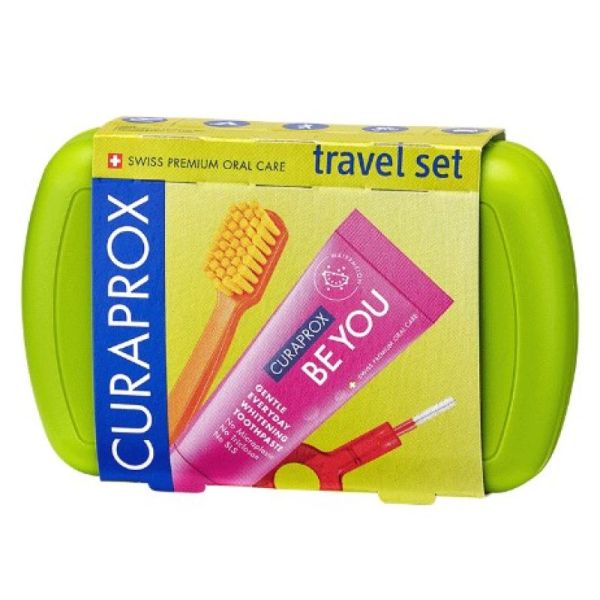 Curaprox Travel Set Vert