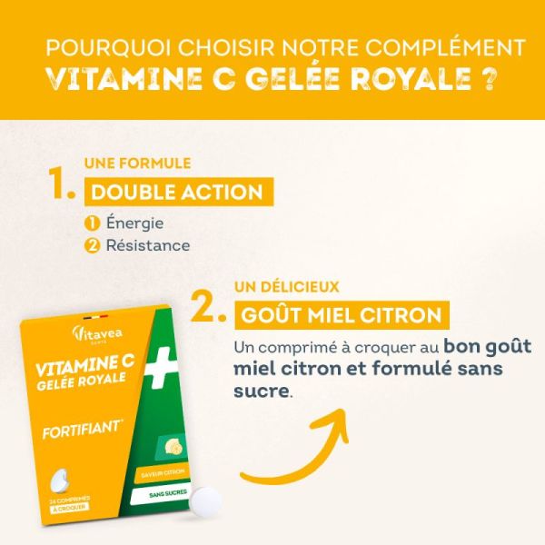Nutrisanté Fortifying Vitamin C & Royal Jelly x 24 tablets