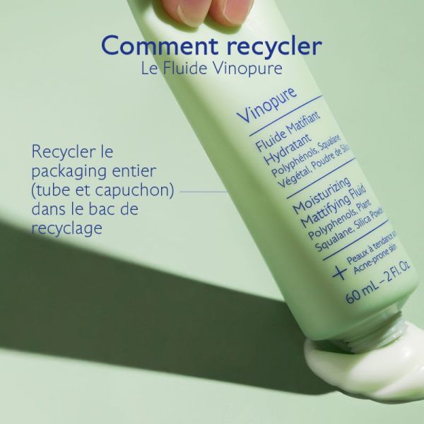 Caudalie Vinopure Flde Matif Hydr 60Ml