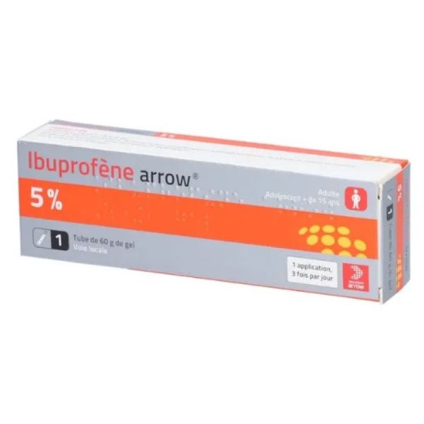 Ibuprofen Arrogel 5 Advice Ad T60g
