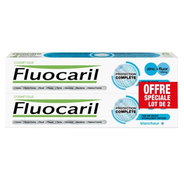 Fluocaril Prot Complete Blanc 2X75Ml