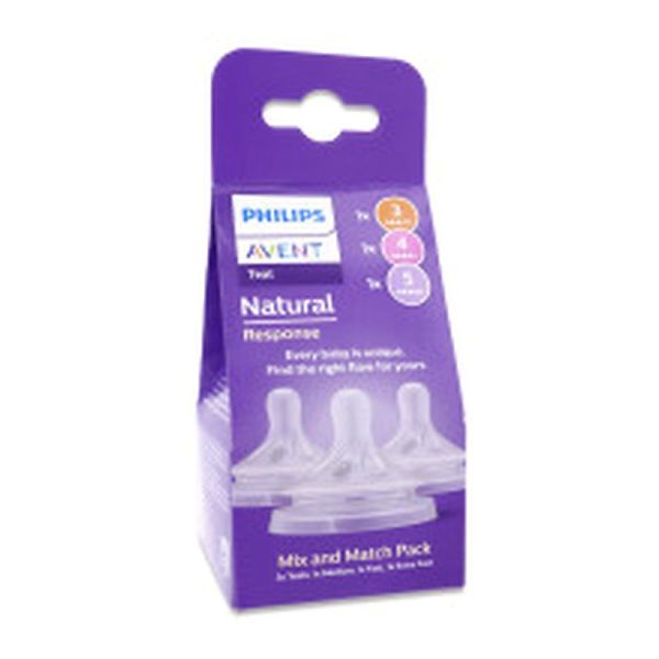 Avent Lot 3 Tetine Natural Multi Taille