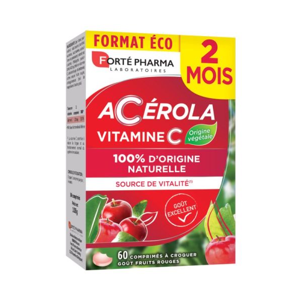 Energy acerola 60 tablets