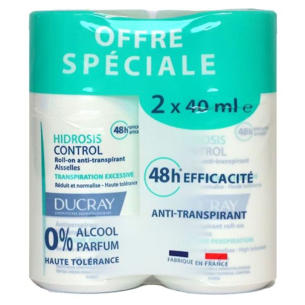 Ducray Hidrosis Roll On 2X40Ml