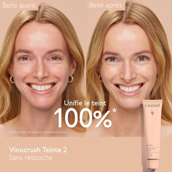 Caudalie Vinocrush Creme Teintee 2 30Ml