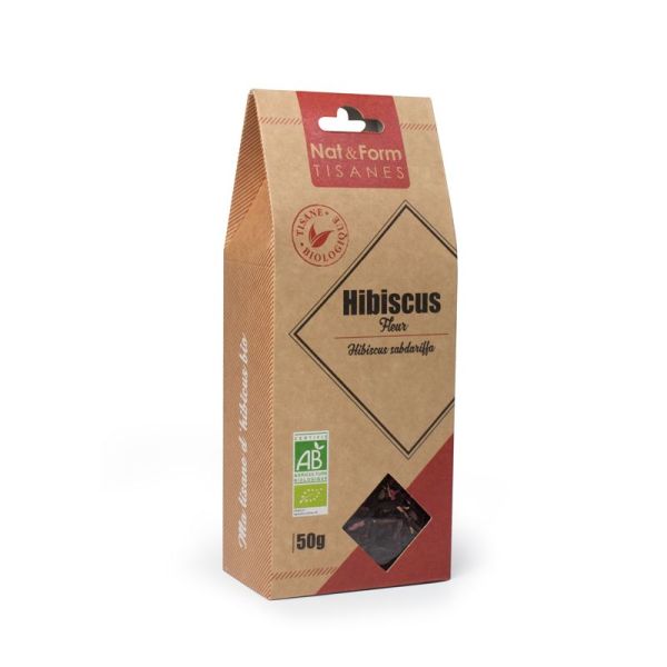 Organic Hibiscus Flower Herbal Tea - 50g
