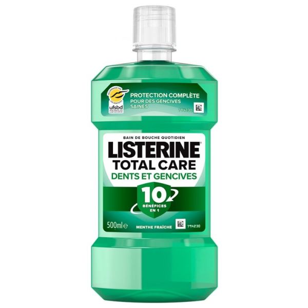 Listerine Total Care Dents Gencive 500Ml