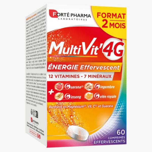 Forte Multivit 4G Energie Efferv 60Cp
