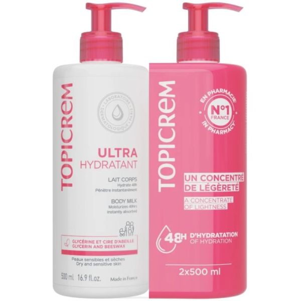 Ultra-hydrating body lotion 2x500ml