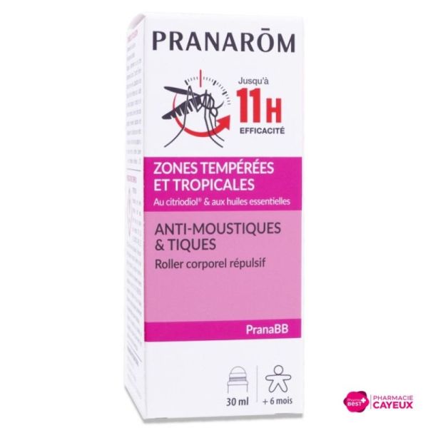 Pranarom Pranabb Roller Anti-Moustiq 30Ml