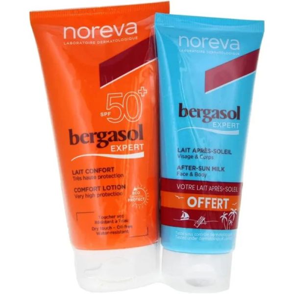 Bergasol Duo Lait Ip 50  Apres Sol 100 M