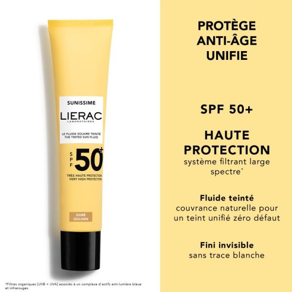 Lierac Sun Fld Teint Vis A-Age Spf50 40Ml