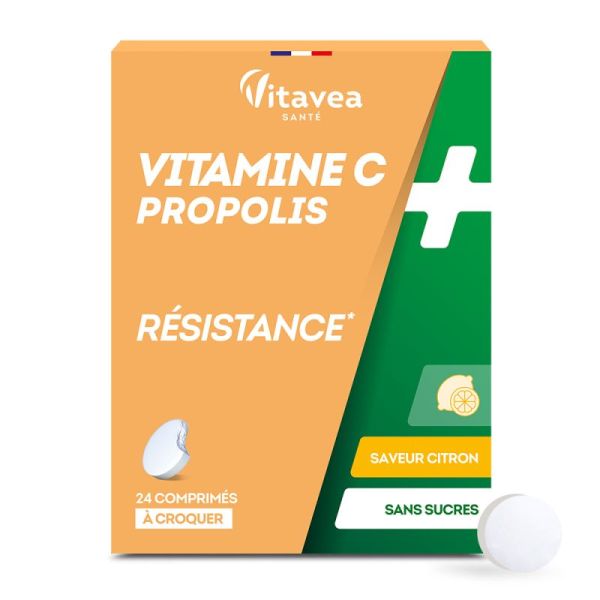 Nutrisanté resistance vitamin C & propolis x 24 tablets