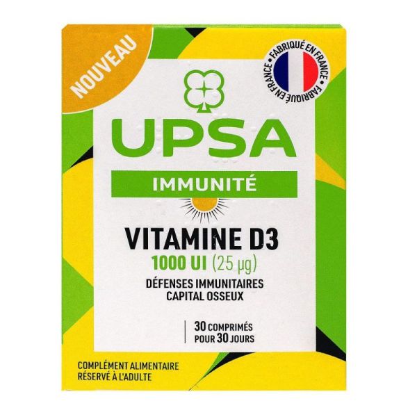 Immunity Vitamin D3 1000 IU - 30 tablets