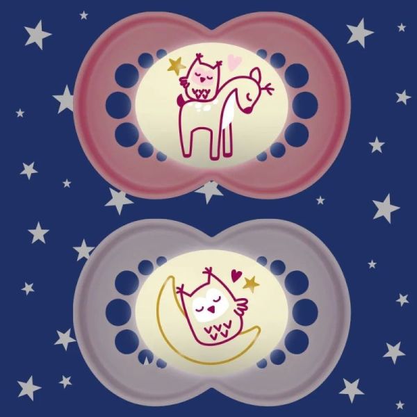 Mam Sucet Original Nuit 18M Silic 2