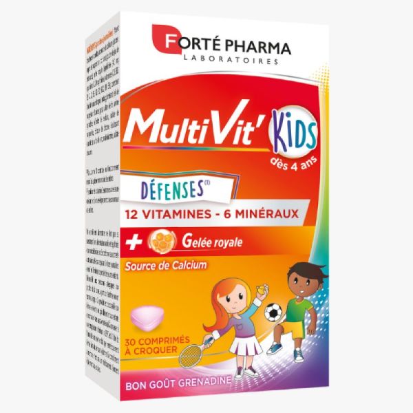 Multivit'kids defenses 30 tablets