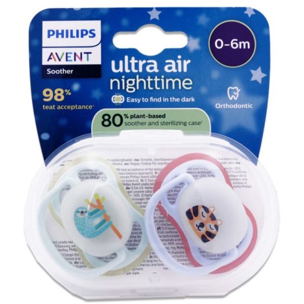 Avent Scf376/24 Sucet Ultra Air Nuit 0-6M