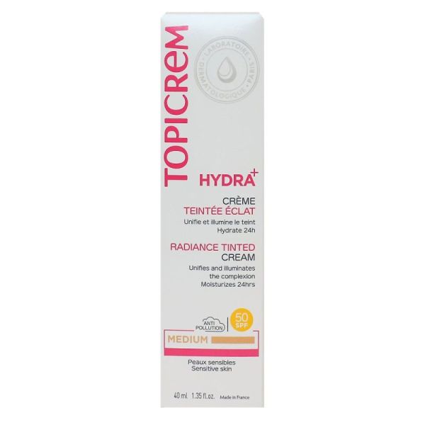 Topicrem Hydra Cr Teintee Medium 40Ml