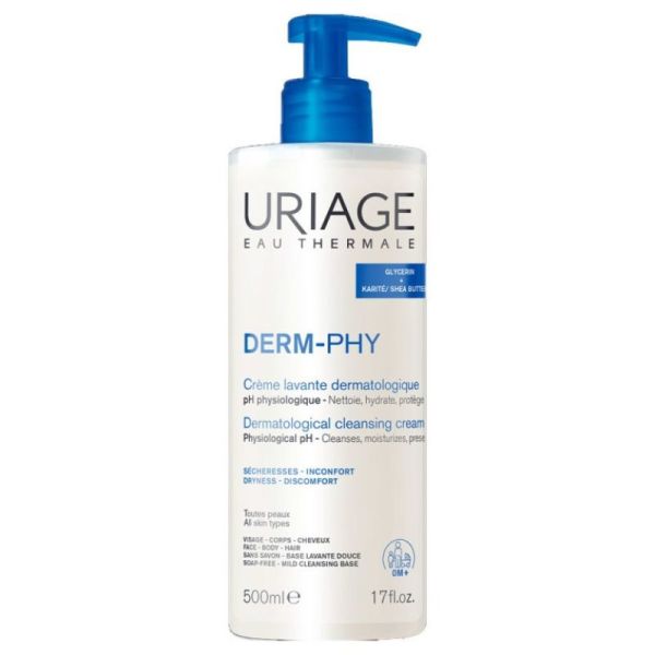 Uriage Derm-Phy Cr Lav Dermatol Fp 500Ml