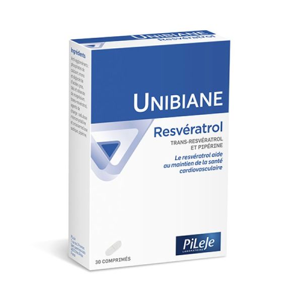 Unibiane Resvératrol - 30 comprimés