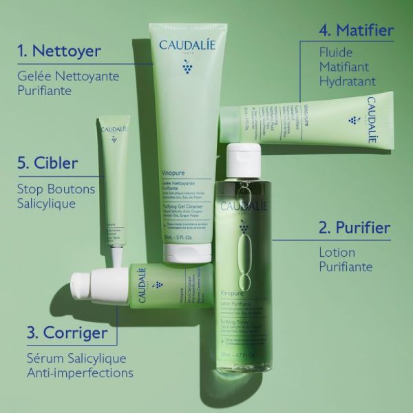 Caudalie Vinopure Flde Matif Hydr 60Ml