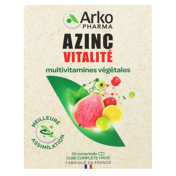 Azinc Naturel Vitalite 30cps