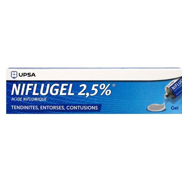 Niflugel sprains, tendonitis & bruises gel 60g