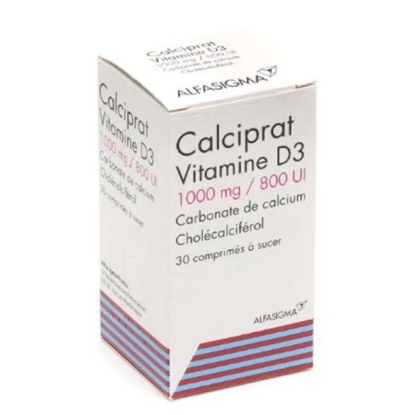 Calciprat Vit D3 1000mg/800uicpr Suc B/30