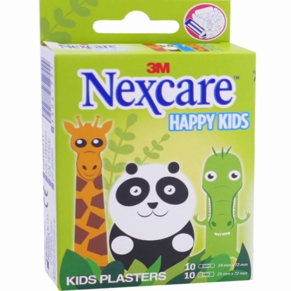 Happy Kids Animal Plasters Box of 20