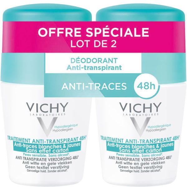 Roll on 48h Antiperspirant Treatment 2 X 50 Ml