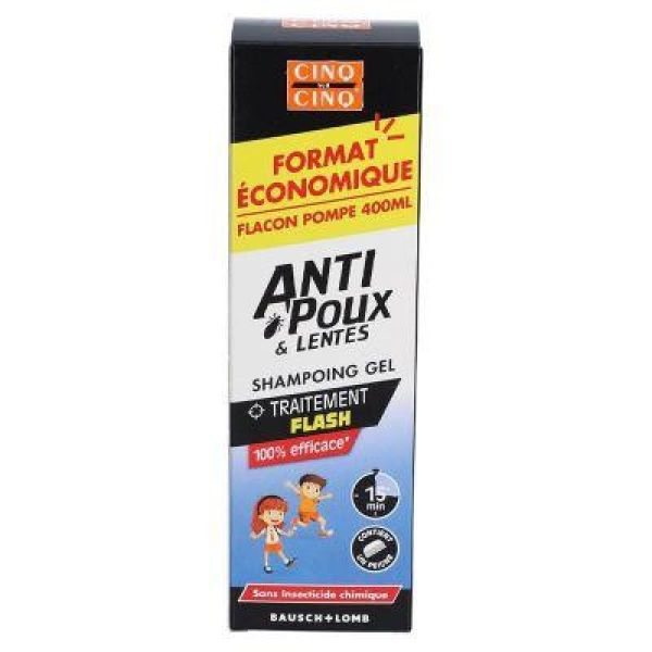Cinq Sur Cinq Poux Shp Classiq 400ml