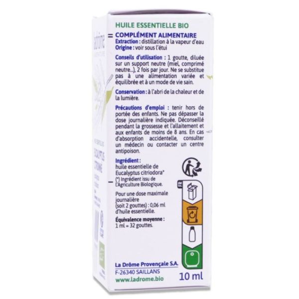 Ladrome He Eucalyptus Citronne 10Ml