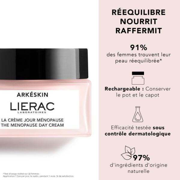 Lierac La Creme Jour Menopause Pot 50Ml