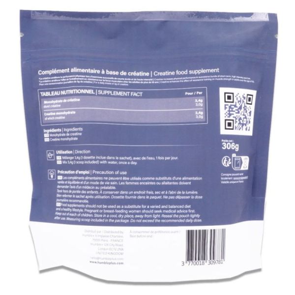 Humble Creatine Neutre 306G