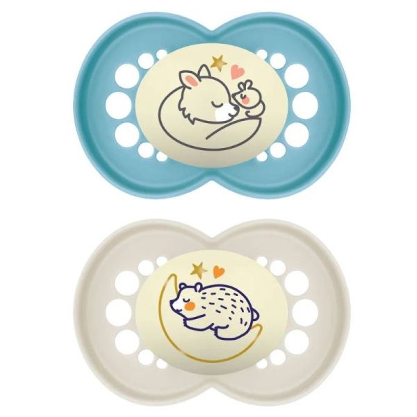 Mam Sucet Original Nuit 18M Silic 2