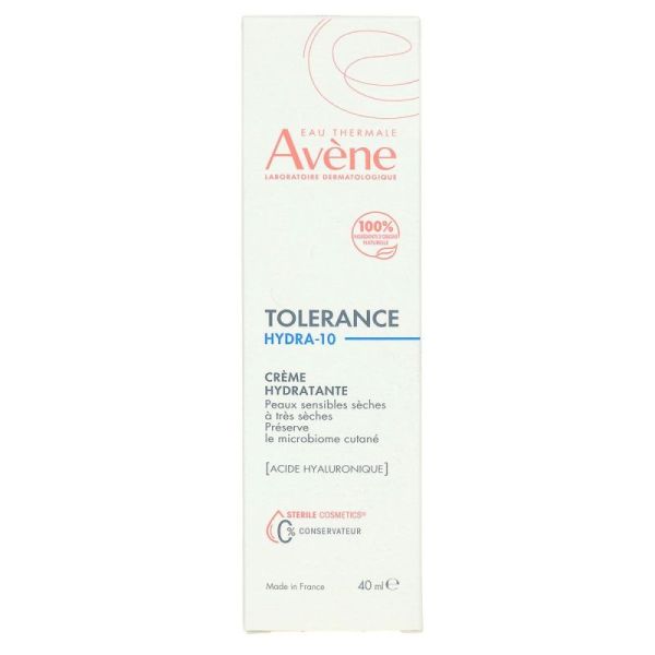 Moisturizing Cream - Tolerance Hydra-10 - 40ml