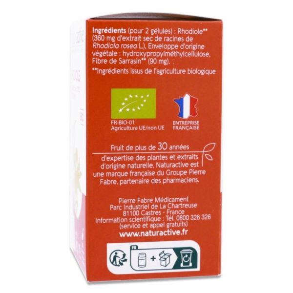 Naturactive Rhodiole Bio Gelu30